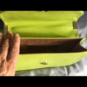 INC green handbag